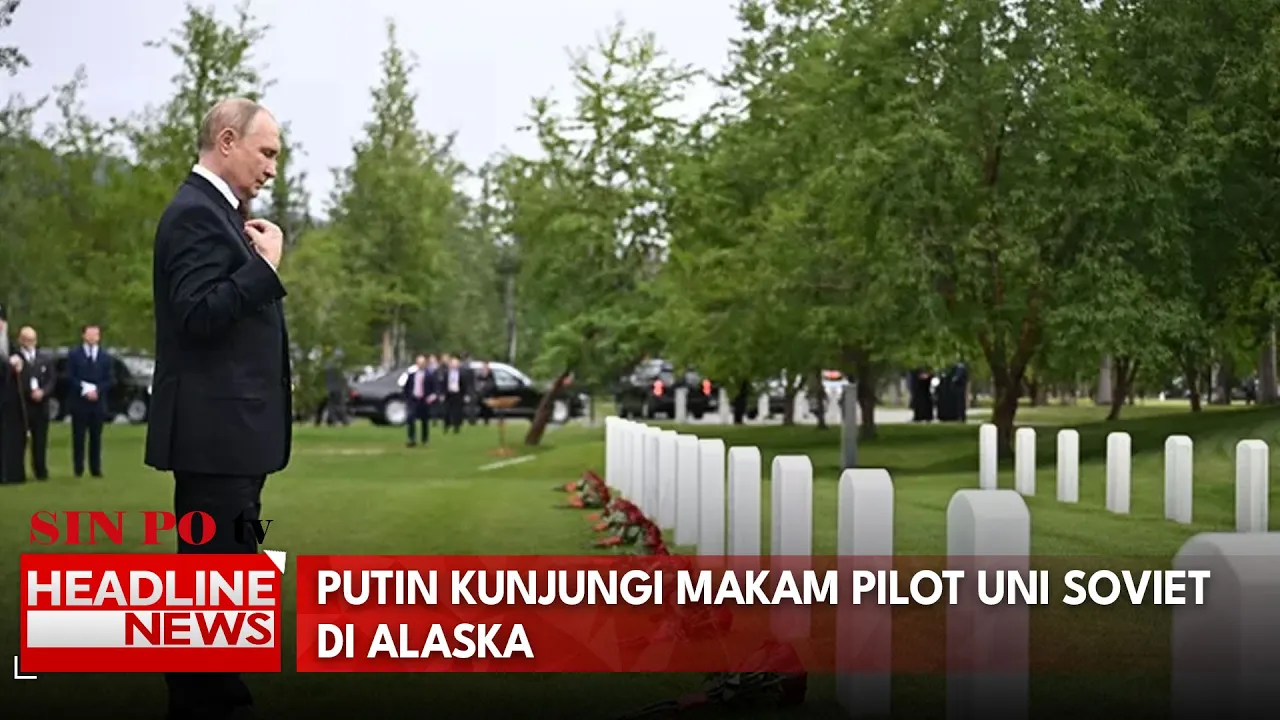 Putin Kunjungi Makam Pilot Uni Soviet Di Alaska