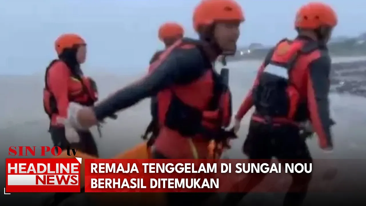 Remaja Tenggelam Di Sungai Nou Berhasil Ditemukan