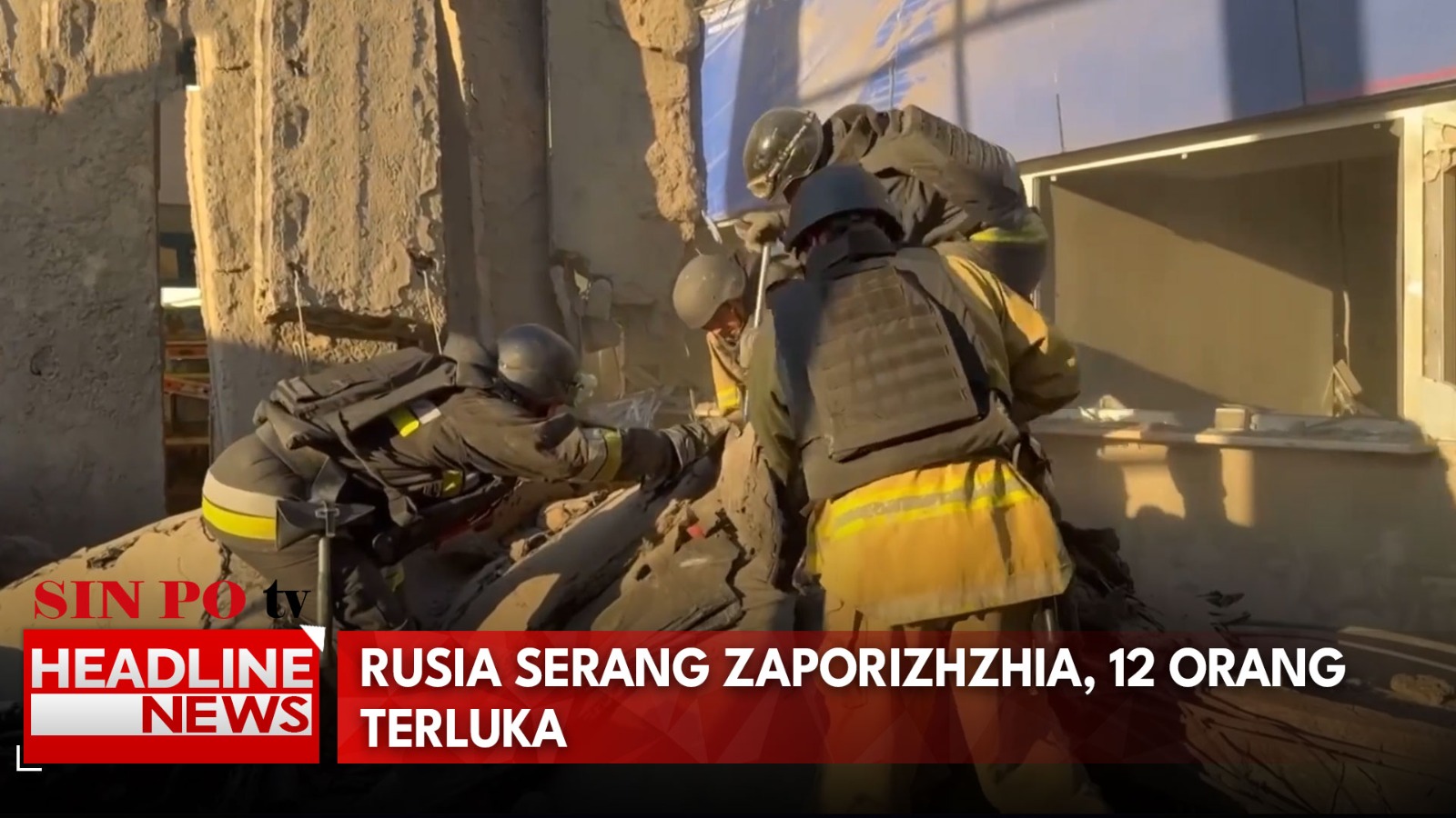 Rusia Serang Zaporizhzhia, 12 Orang Terluka
