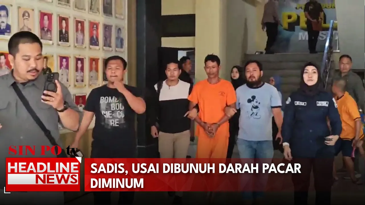 Sadis, Usai Dibunuh Darah Pacar Diminum