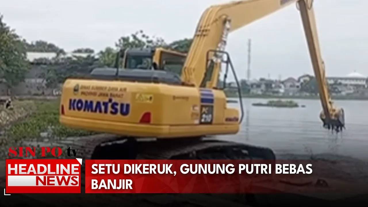 Setu Dikeruk, Gunung Putri Bebas Banjir