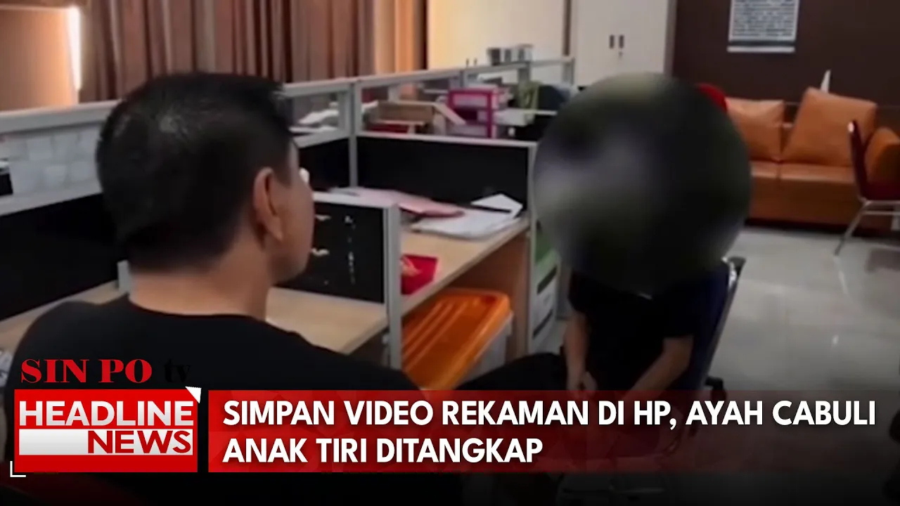 Simpan Video Rekaman Di HP, Ayah Cabuli Anak Tiri Ditangkap