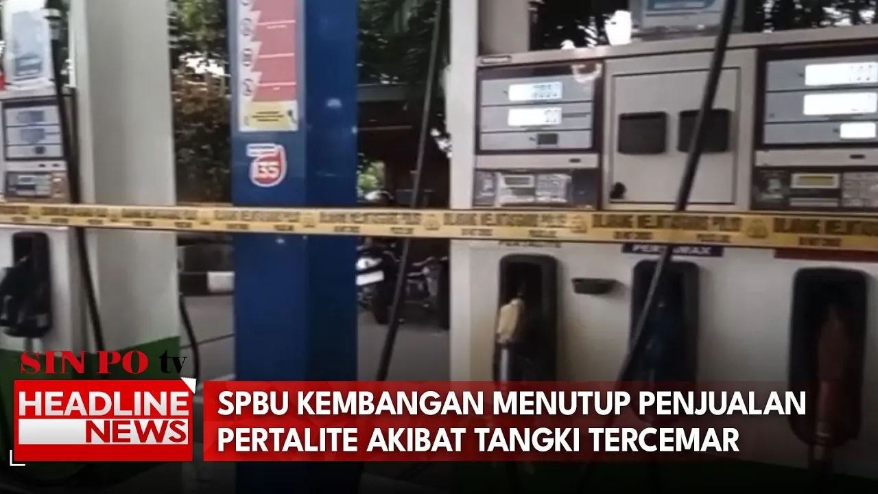SPBU Kembangan Menutup Penjualan Pertalite Akibat Tangki Tercemar