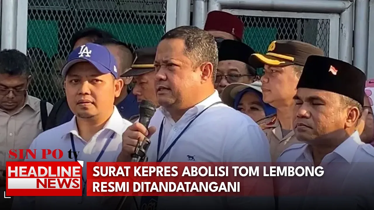 Surat Kepres Abolisi Tom Lembong Resmi Ditandatangani