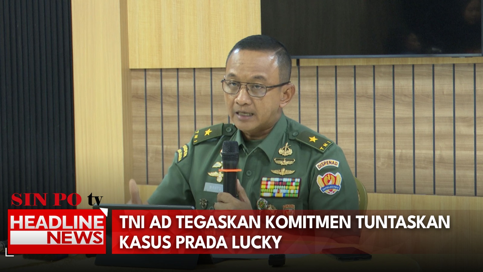 TNI AD Tegaskan Komitmen Tuntaskan Kasus Prada Lucky