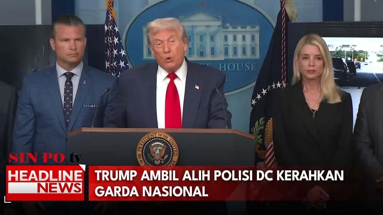 Trump Ambil Alih Polisi DC Kerahkan Garda Nasional
