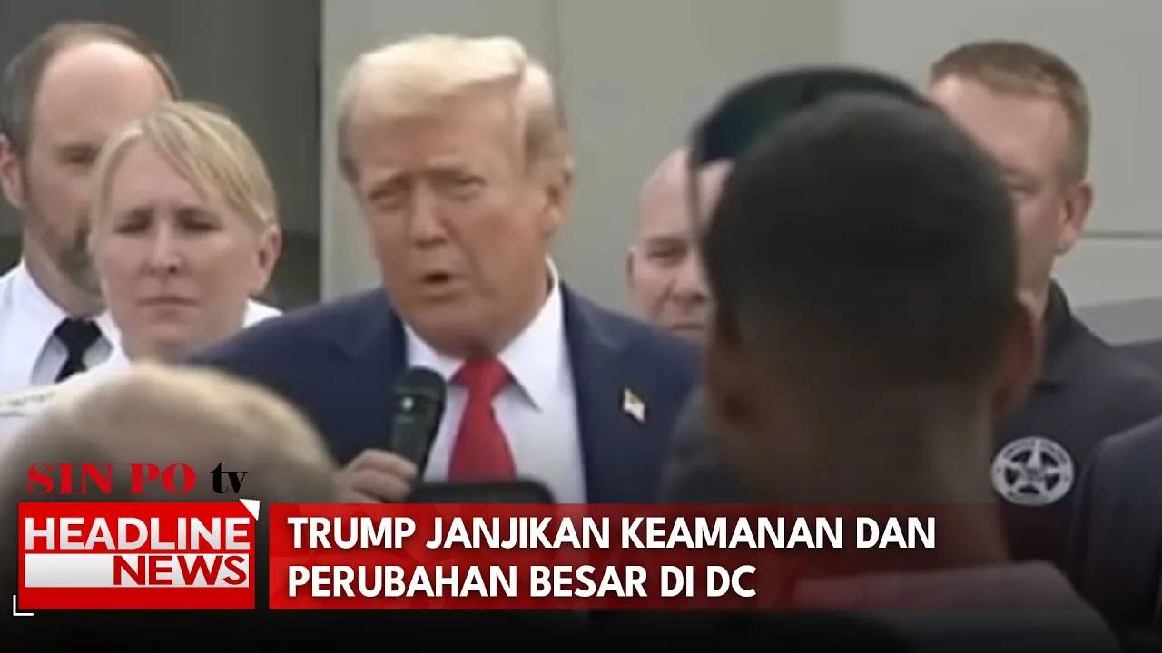 Trump Janjikan Keamanan Dan Perubahan Besar Di DC