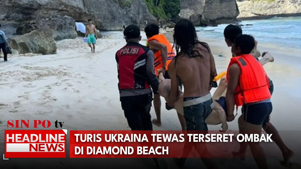 Turis Ukraina Tewas Terseret Ombak Di Diamond Beach