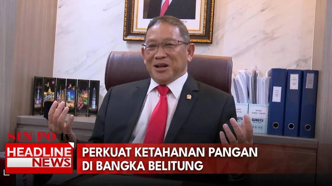 Wakil Ketua Komite 1 DPD RI Perkuat Ketahanan Pangan Di Bangka Belitung