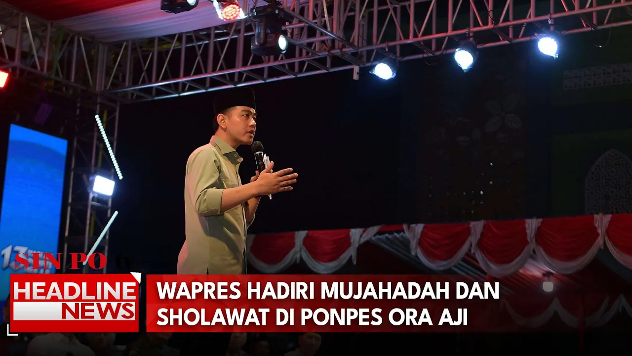 Wapres Hadiri Mujahadah Dan Sholawat Di Ponpes Ora Aji