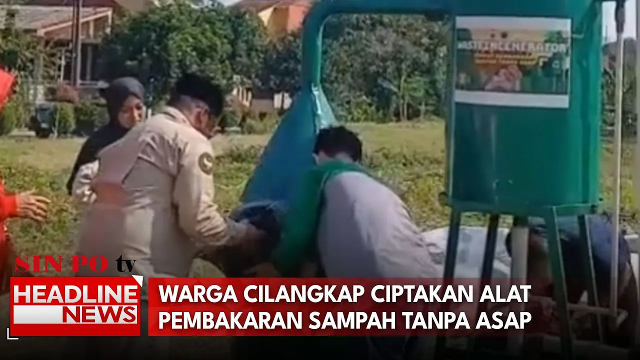 Warga Cilangkap Ciptakan Alat Pembakaran Sampah Tanpa Asap