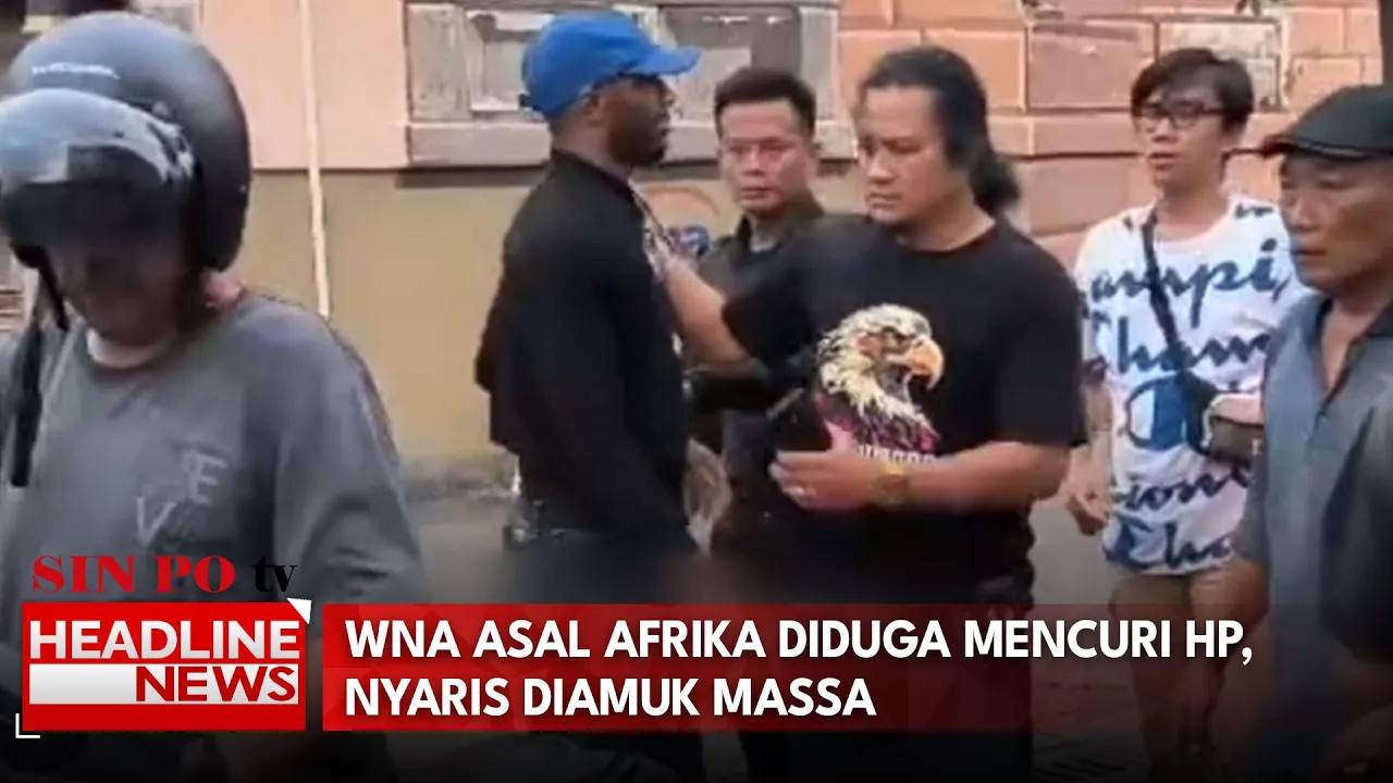 WNA Asal Afrika Diduga Mencuri Hp, Nyaris Diamuk Massa