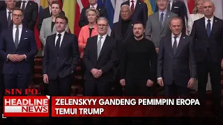 Zelenskyy Gandeng Pemimpin Eropa Temui Trump