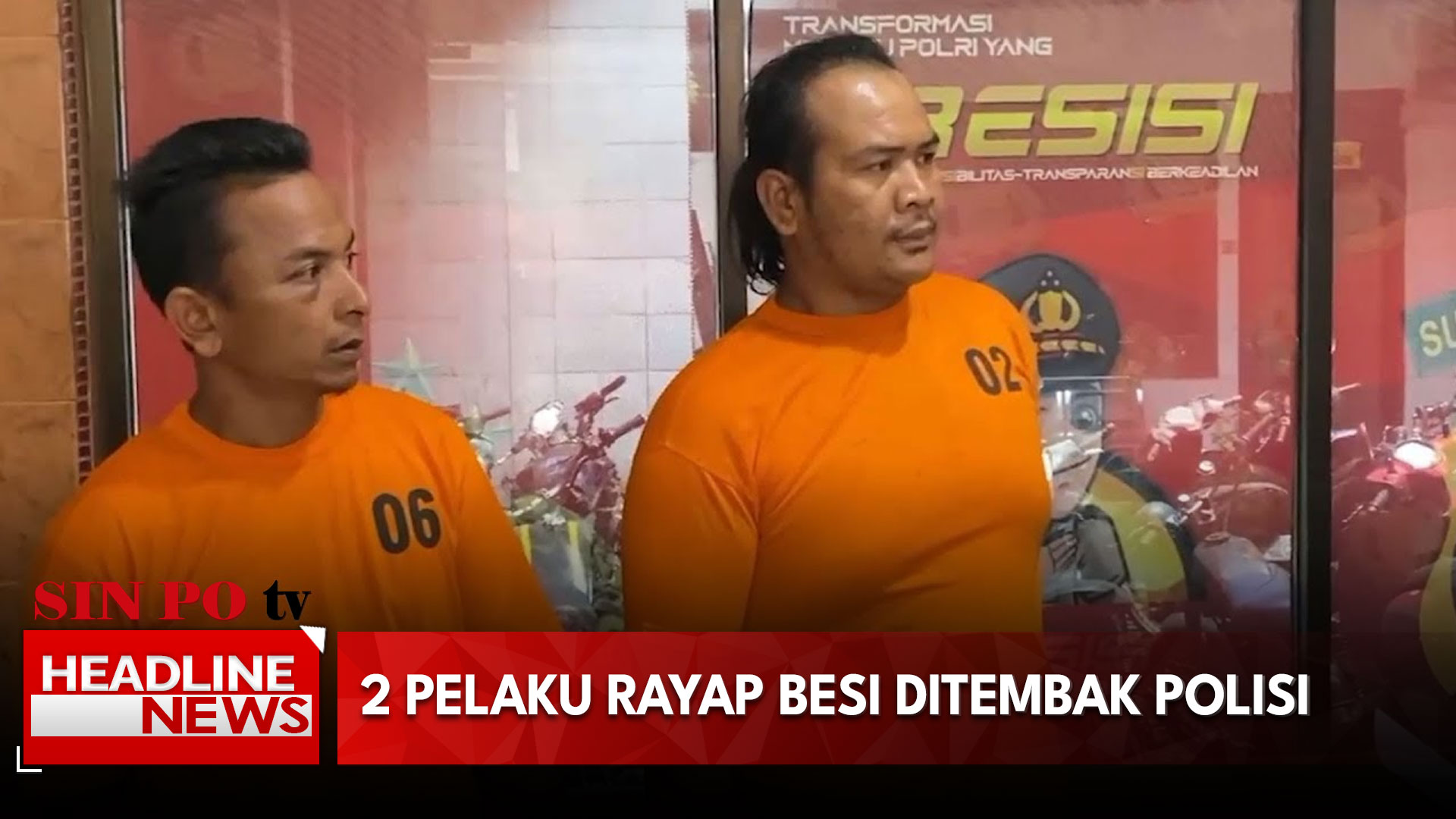 2 Pelaku Rayap Besi Ditembak Polisi
