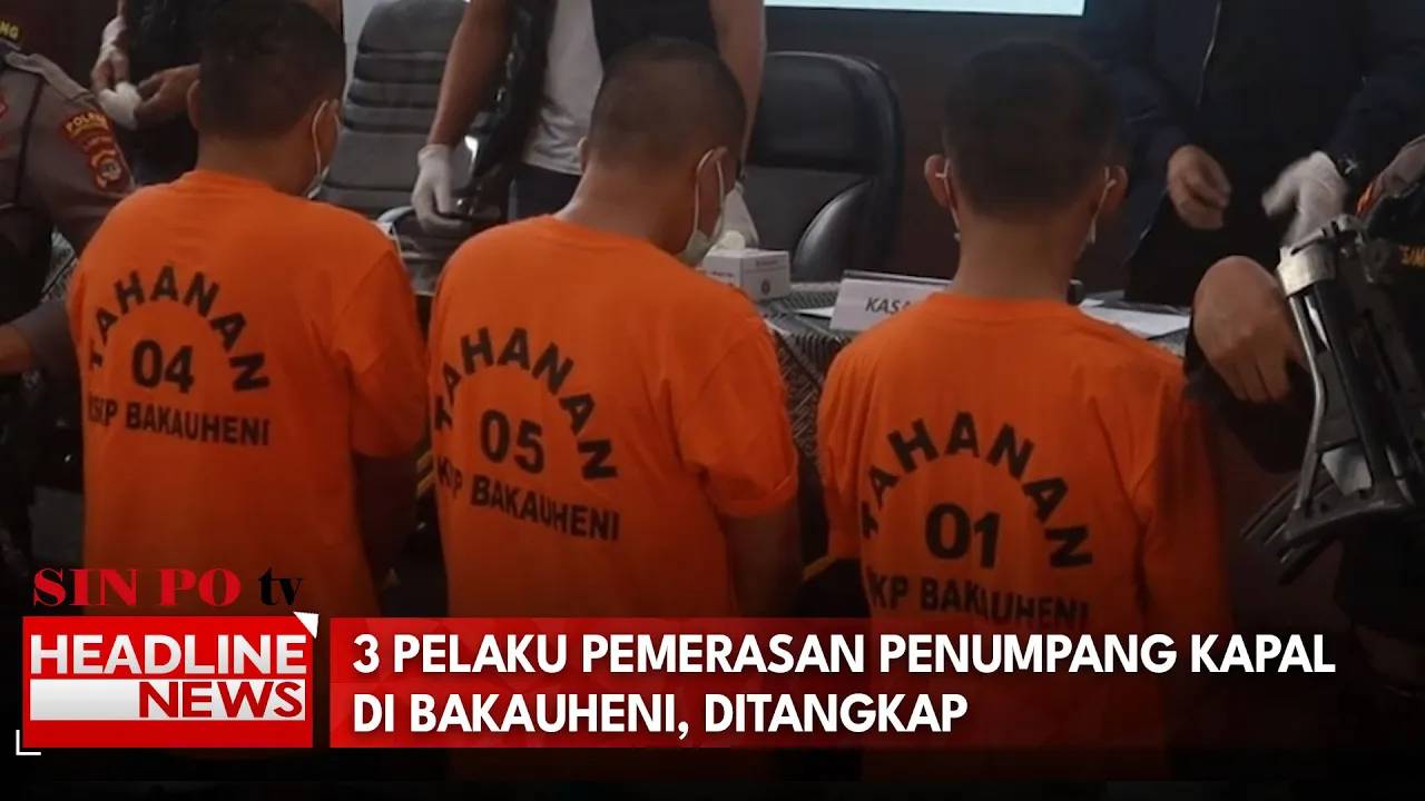 3 Pelaku Pemerasan Penumpang Kapal Di Bakauheni, Ditangkap