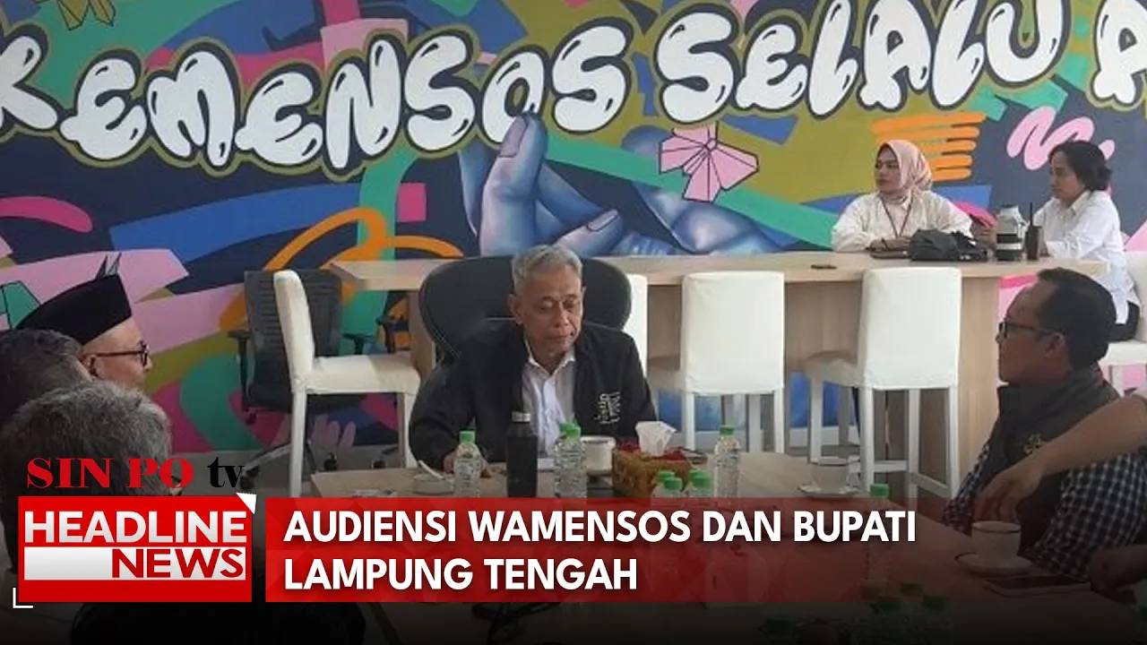 Audiensi Wamensos Dan Bupati Lampung Tengah