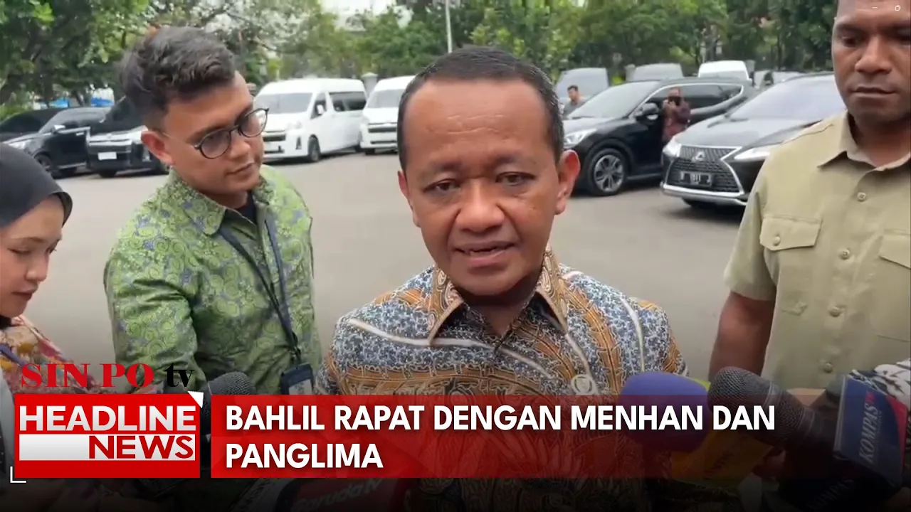 Bahlil Rapat Dengan Menhan Dan Panglima