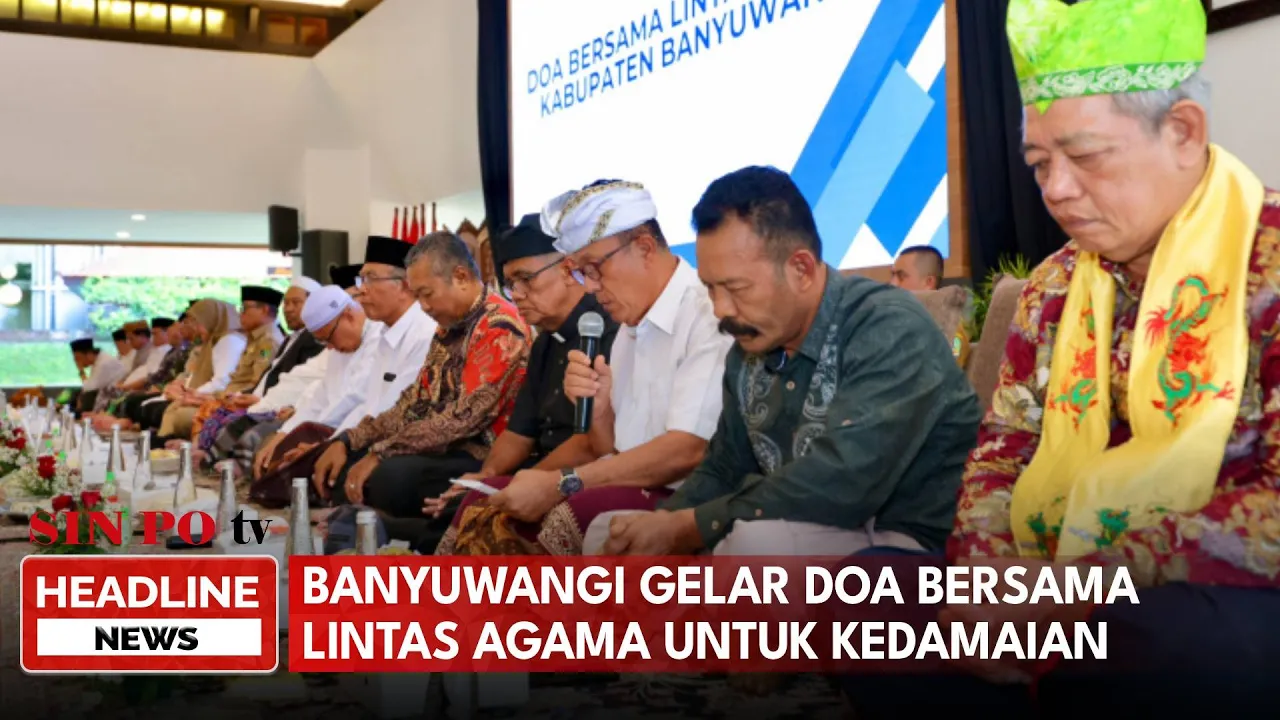 Banyuwangi Gelar Doa Bersama Lintas Agama untuk Kedamaian Dan Persatuan