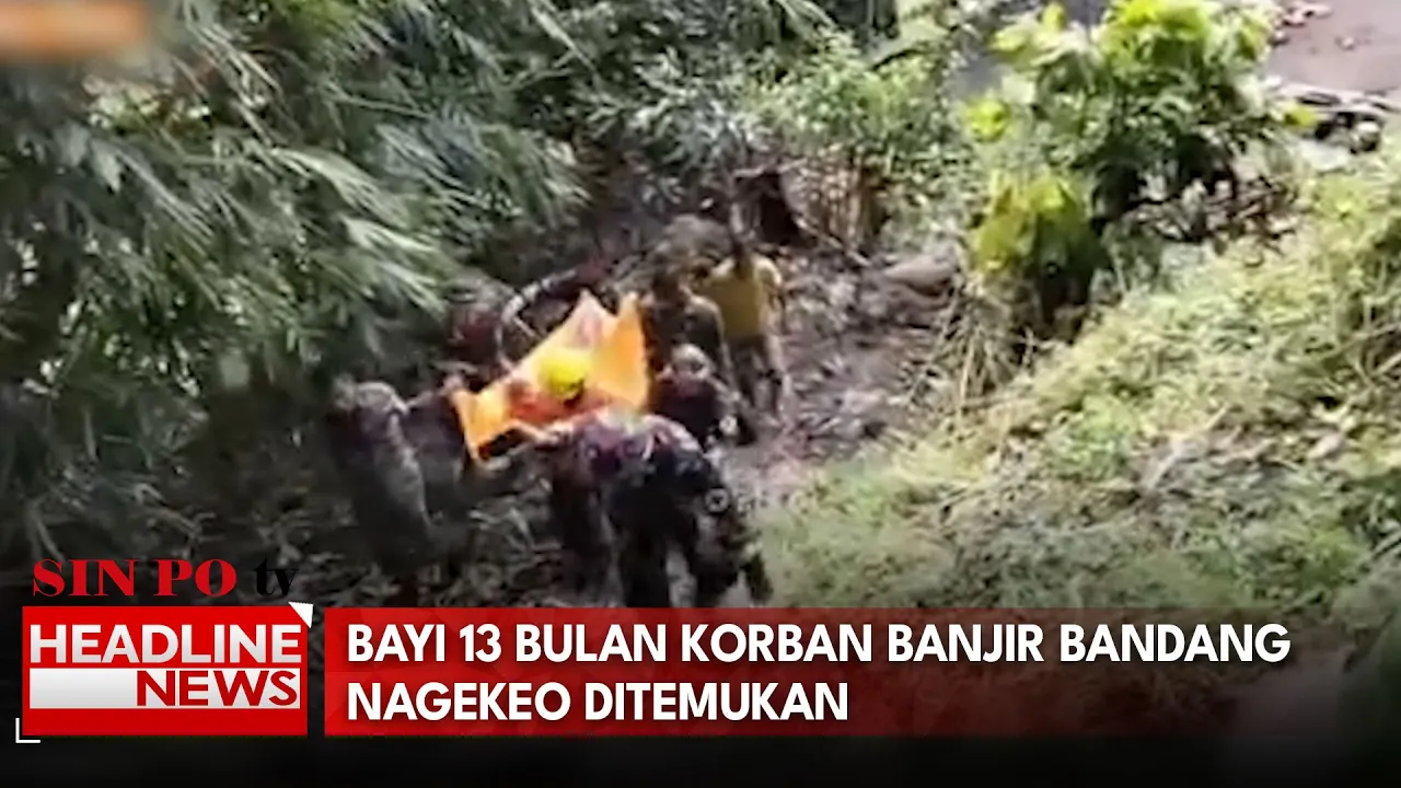Bayi 13 Bulan Korban Banjir Bandang Nagekeo Ditemukan