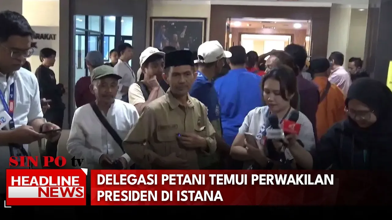Delegasi Petani Temui Perwakilan Presiden di Istana