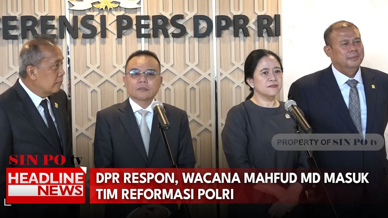 DPR Respon, Wacana Mahfud MD Masuk Tim Reformasi Polri