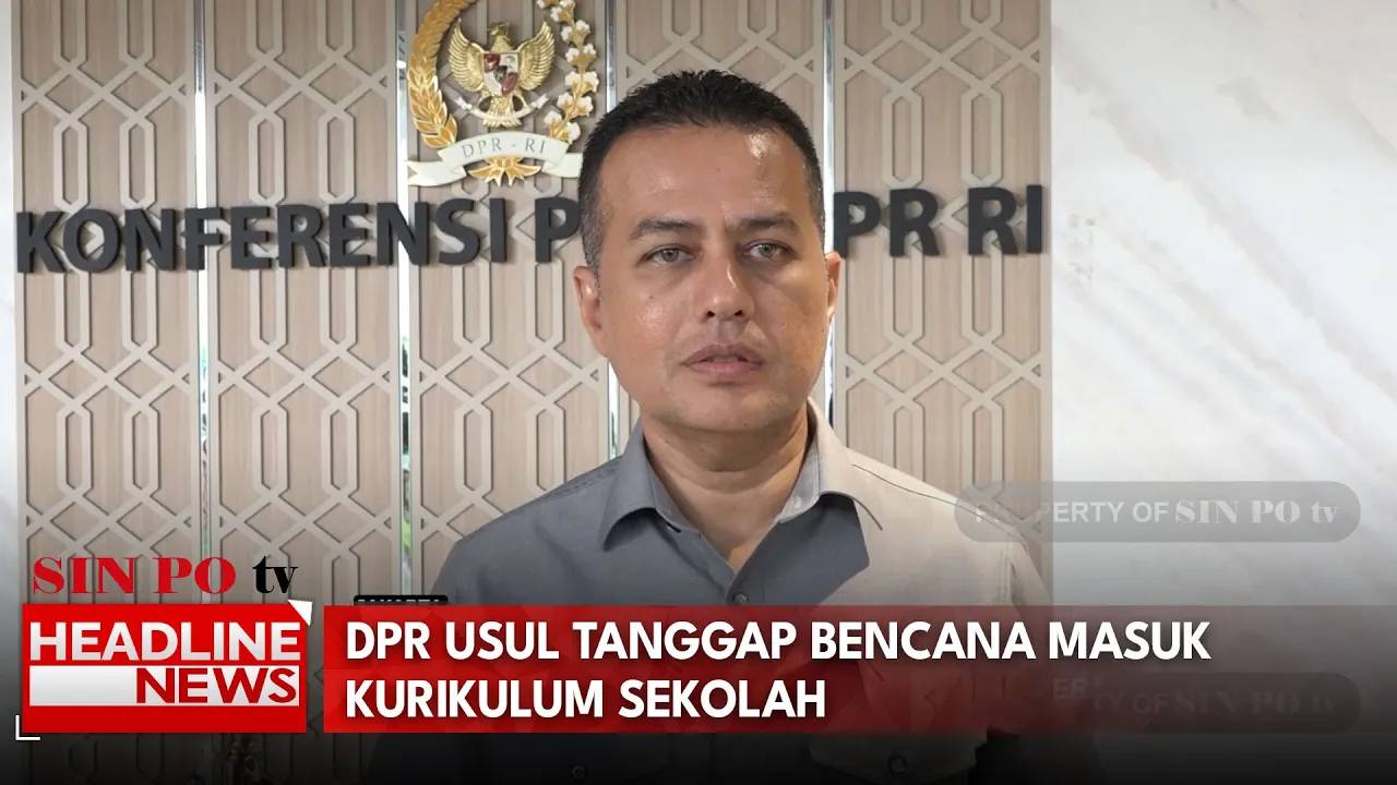 DPR Usul Tanggap Bencana Masuk Kurikulum Sekolah