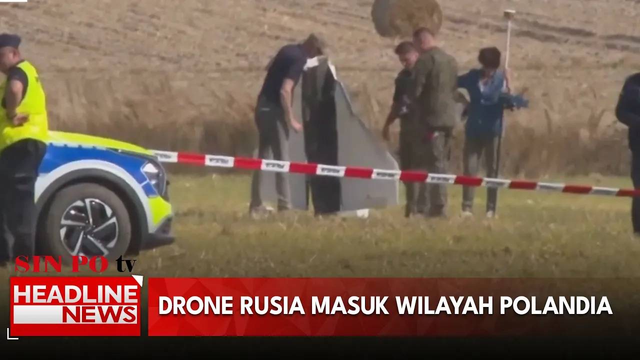 Drone Rusia Masuk Wilayah Polandia