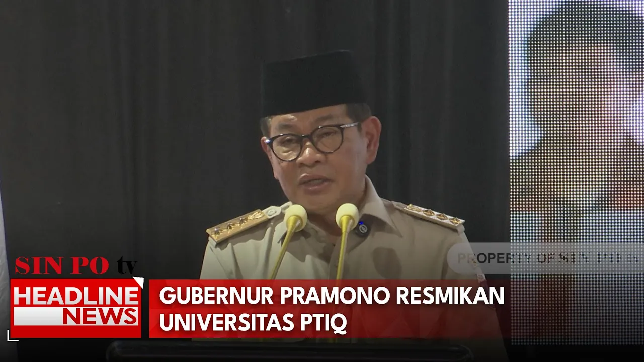 Gubernur Pramono Resmikan Universitas PTIQ