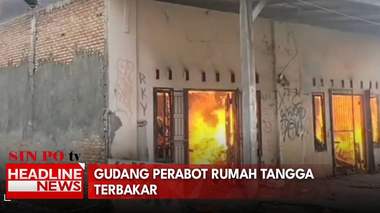 Gudang Perabot Rumah Tangga Terbakar