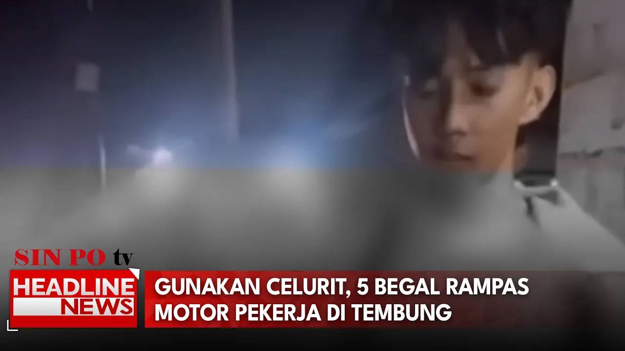 Gunakan Celurit, 5 Begal Rampas Motor Pekerja di Tembung