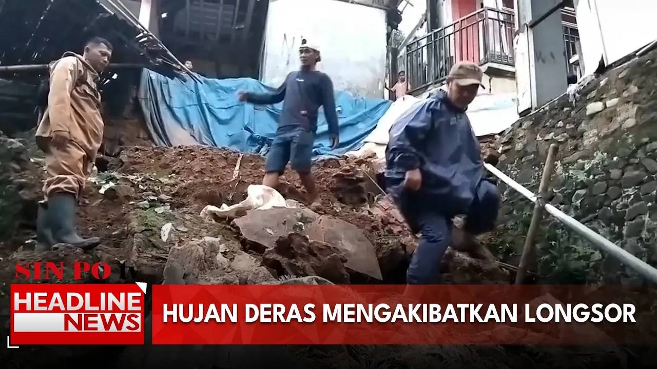 Hujan Deras Mengakibatkan Longsor