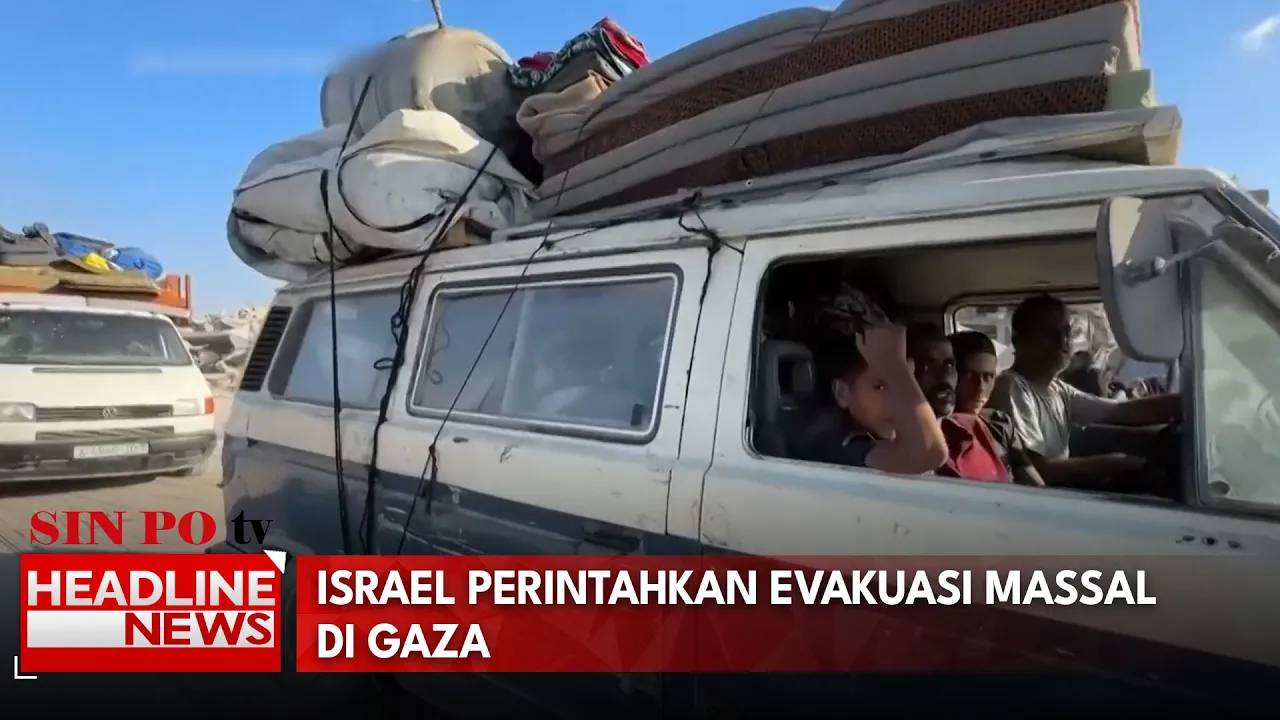 Israel Perintahkan Evakuasi Massal Di Gaza