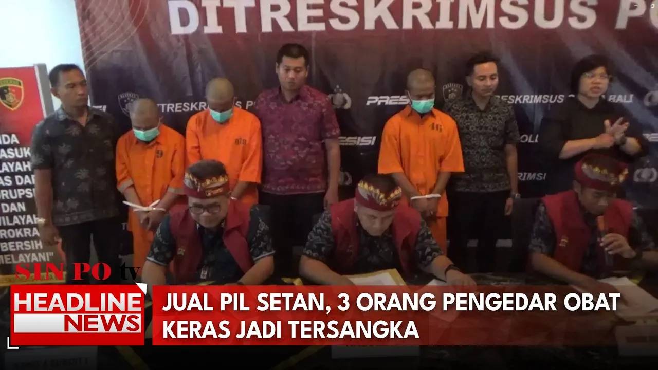 Jual Pil Setan, 3 Orang Pengedar Obat Keras Jadi Tersangka