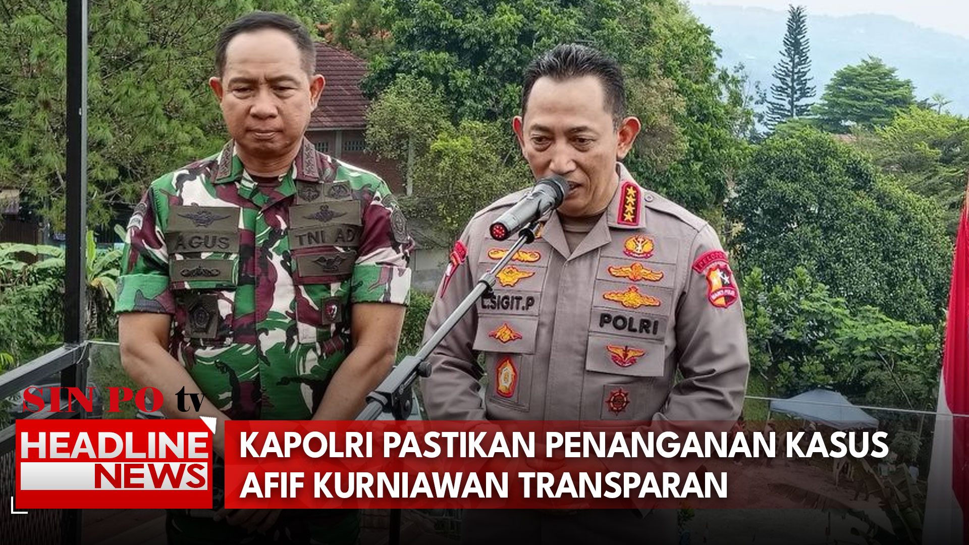 Kapolri Pastikan Penanganan Kasus Afif Kurniawan Transparan