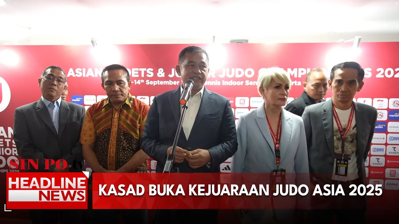 Kasad Buka Kejuaraan Judo Asia 2025