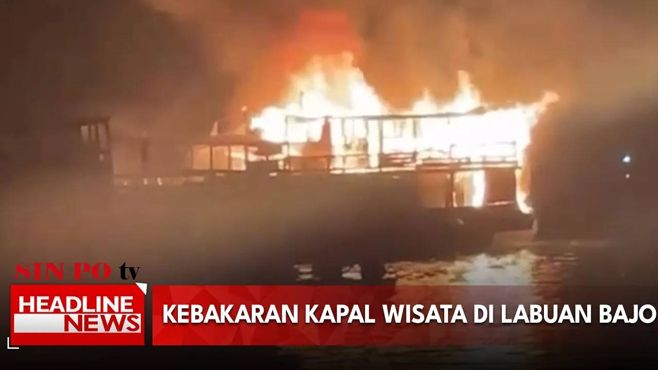 Kebakaran Kapal Wisata di Labuan Bajo