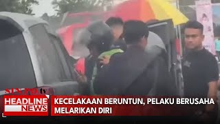 Kecelakaan Beruntun, Pelaku Berusaha Melarikan Diri