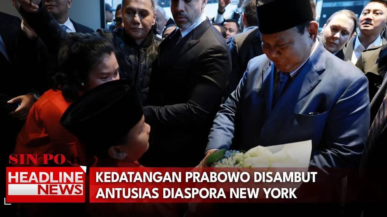 Kedatangan Prabowo Disambut Antusias Diaspora New York