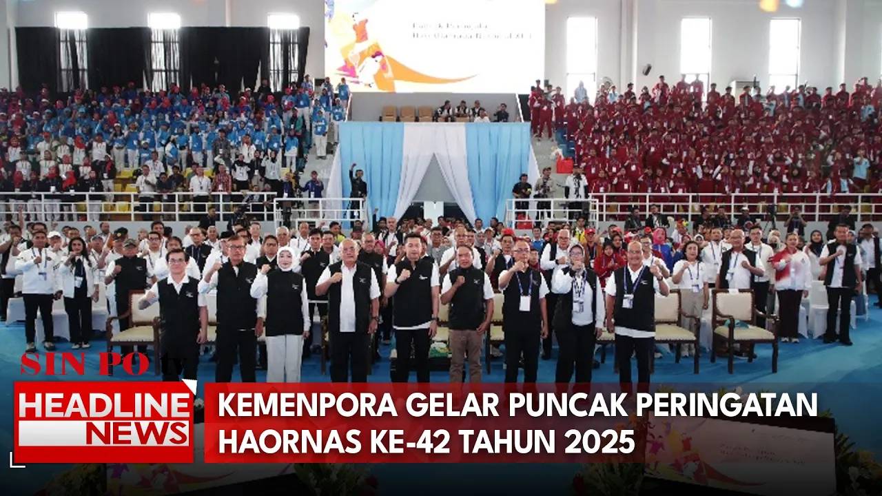 Kemenpora Gelar Puncak Peringatan Haornas Ke-42 Tahun 2025