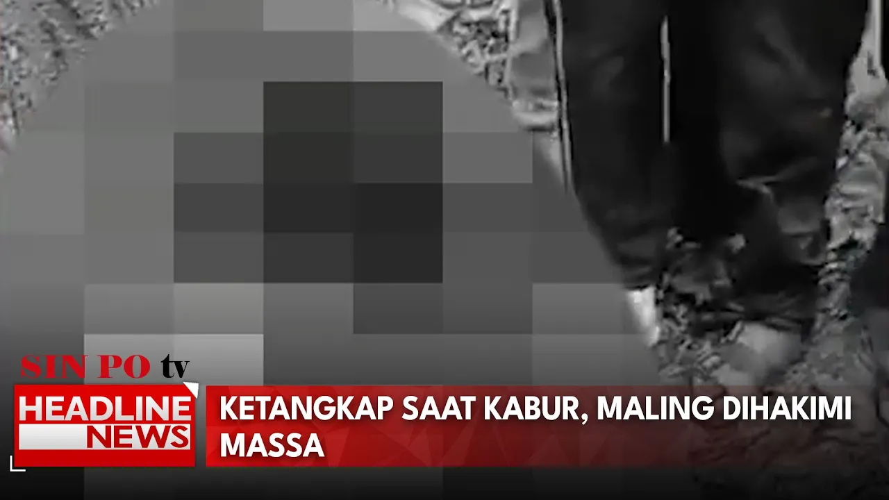 Ketangkap Saat Kabur, Maling Dihakimi Massa