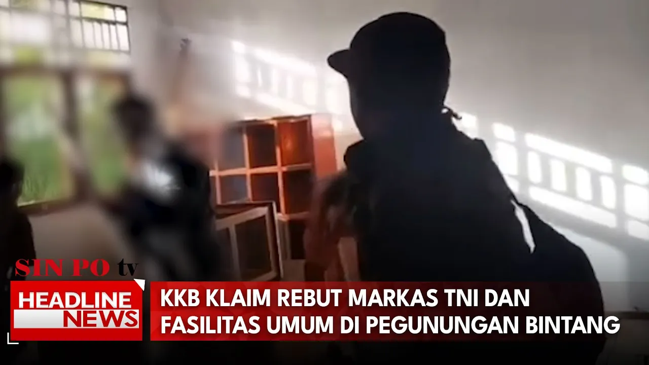 KKB Klaim Rebut Markas TNI dan Fasilitas Umum di Pegunungan Bintang