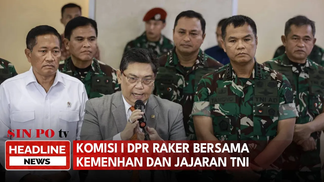 Komisi I DPR Raker Bersama Kemenhan Dan Jajaran TNI