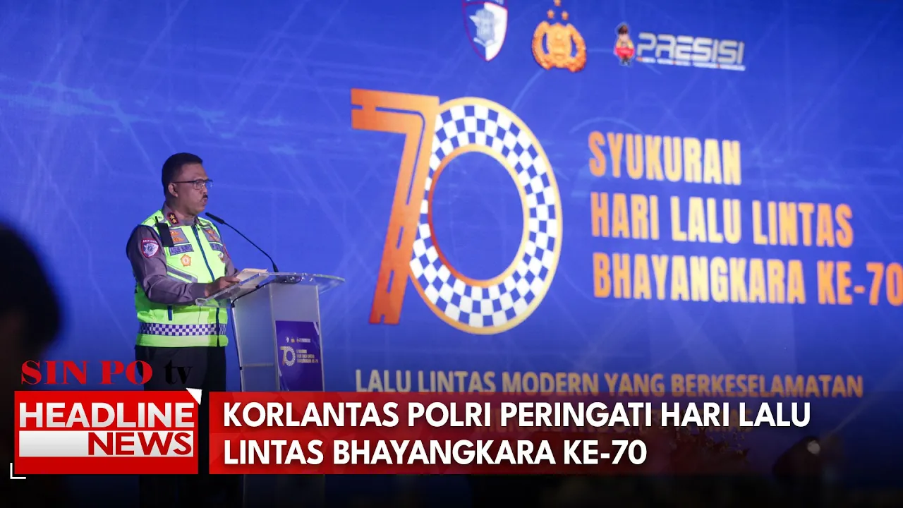 Korlantas Polri Peringati Hari Lalu Lintas Bhayangkara Ke-70