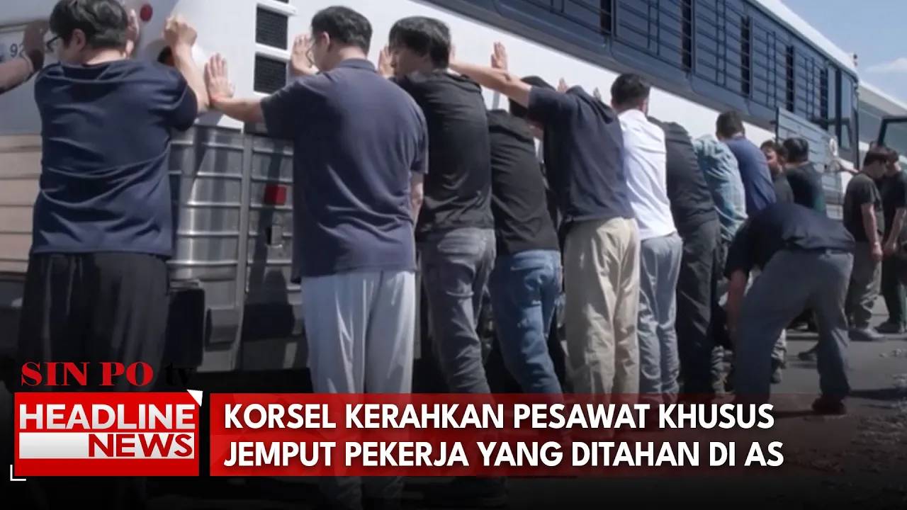 Korsel Kerahkan Pesawat Khusus Jemput Pekerja Yang Ditahan Di AS