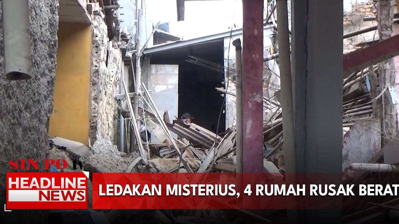 Ledakan Misterius, 4 Rumah Rusak Berat