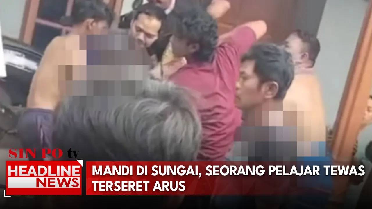 Mandi Di Sungai, Seorang Pelajar Tewas Terseret Arus