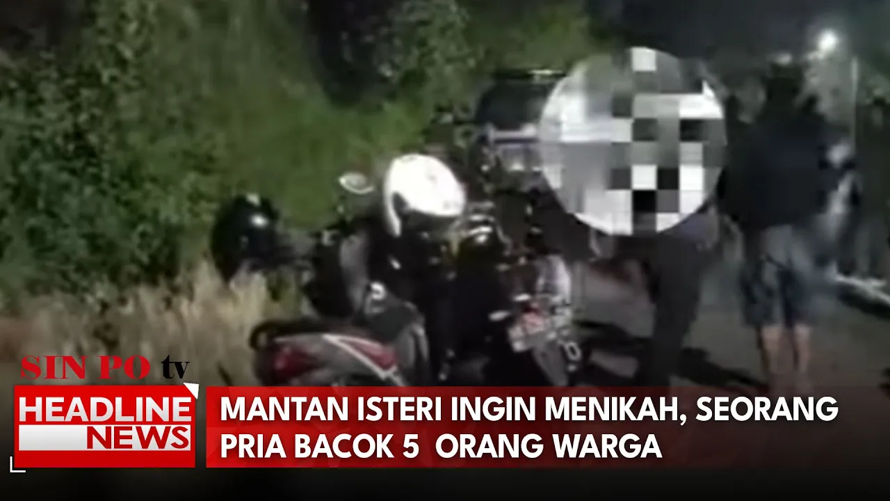 Mantan Isteri Ingin Menikah, Seorang Pria Bacok 5  Orang Warga