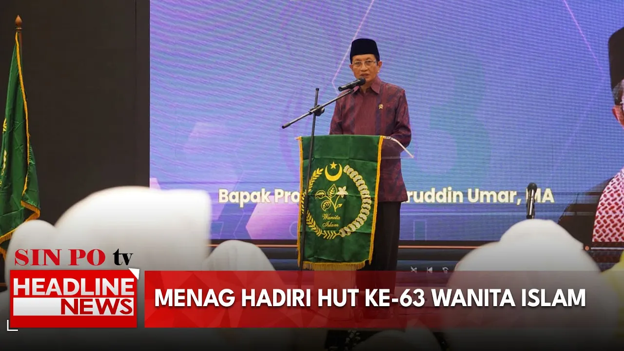 Menag Hadiri HUT Ke-63 Wanita Islam