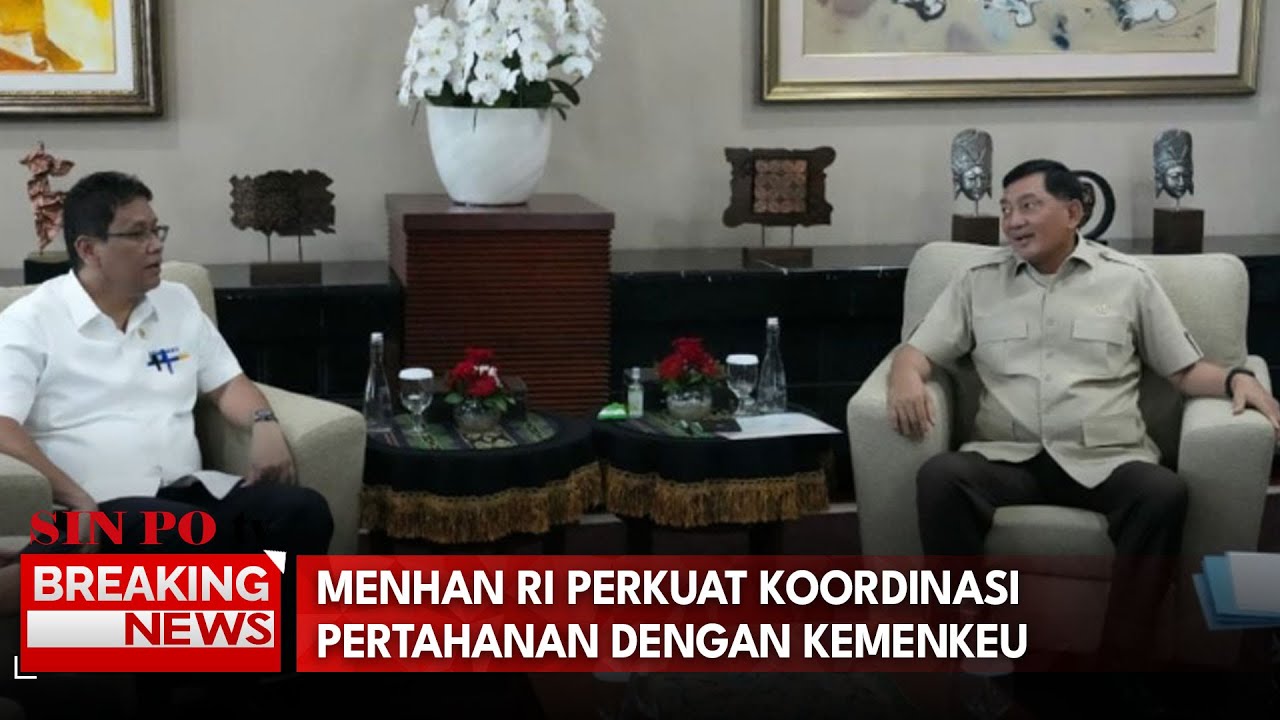 Menhan RI Perkuat Koordinasi Pertahanan Dengan Kemenkeu