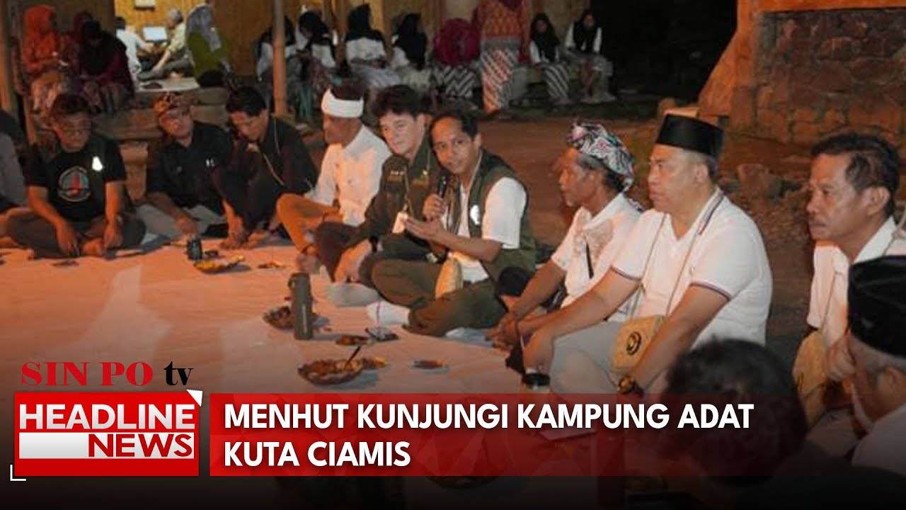 Menhut Kunjungi Kampung Adat Kuta Ciamis